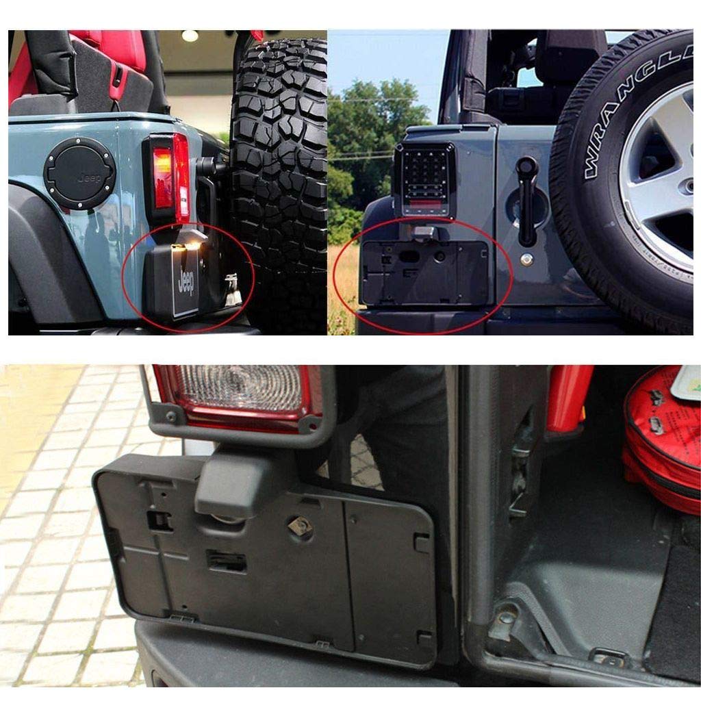 JeCar installed under left tail light demonstrating protected placement