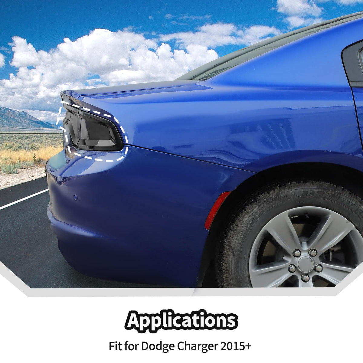 JeCar adhesive tape detail shows ready-to-install backing and secure bond benefit
