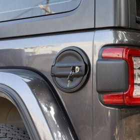 JeCar locking mechanism with key next to cover showing theft-resistant security feature
