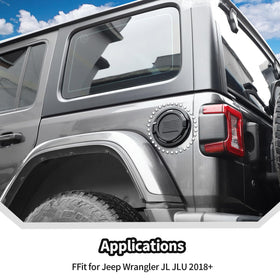 JeCar cover mounted on Jeep Wrangler JL showing instant off-road styling