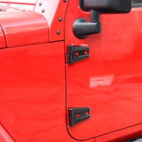 JeCar rear hinge cover on Jeep back door protecting hinges from scratches