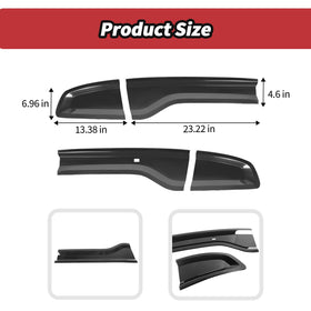 JeCar side-angle at night shows smoked cover clarity and light visibility benefit