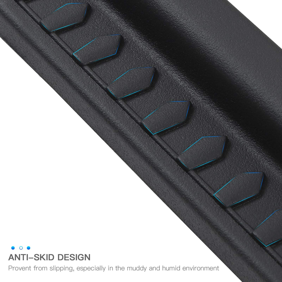 JeCar sill cover concealing existing scratch and restoring look