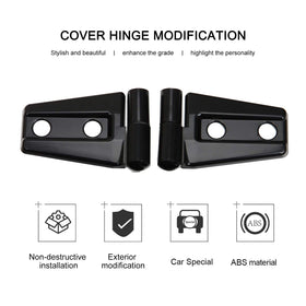 JeCar hinge cover next to hand showing compact size and easy handling