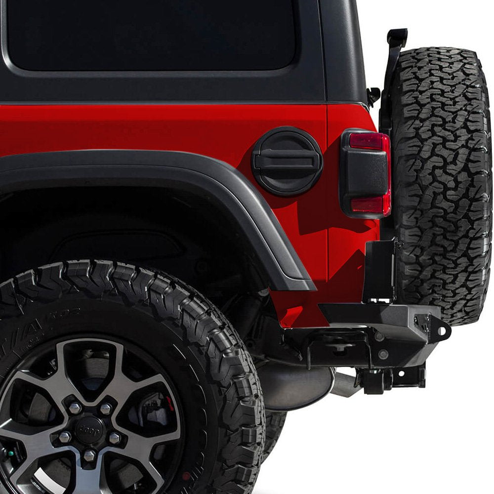 JeCar taillight removed installation access showing how to reach housing