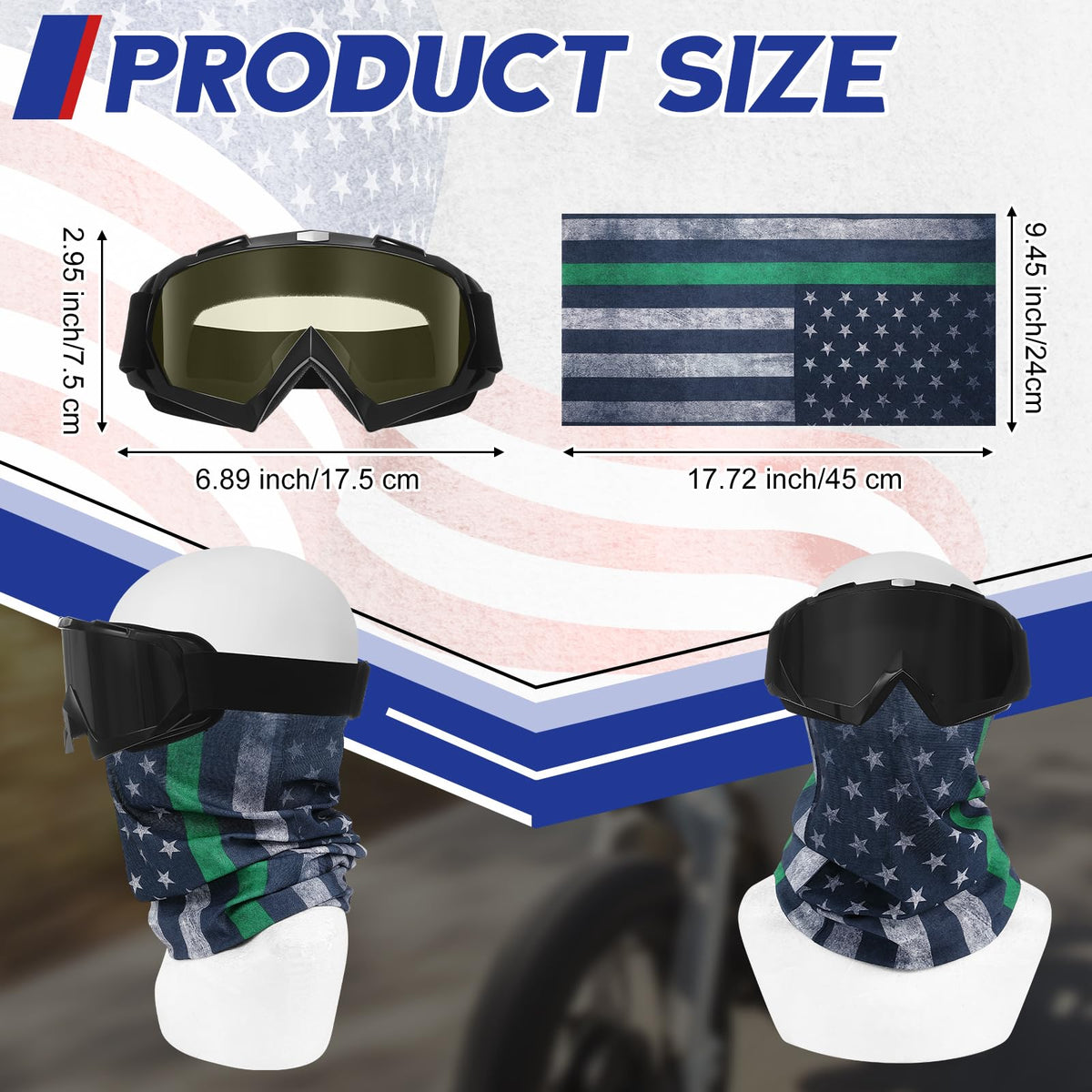 Jecery goggle lens close-up showing wide view and impact-resistant clarity
