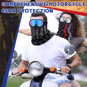 Jecery gear on a rider in action emphasizing wind and dust protection
