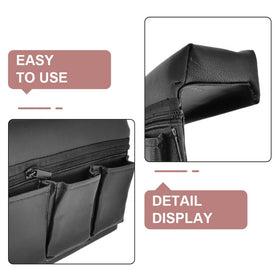 JECOMPRIS side profile mounted on armrest demonstrating space-saving benefit