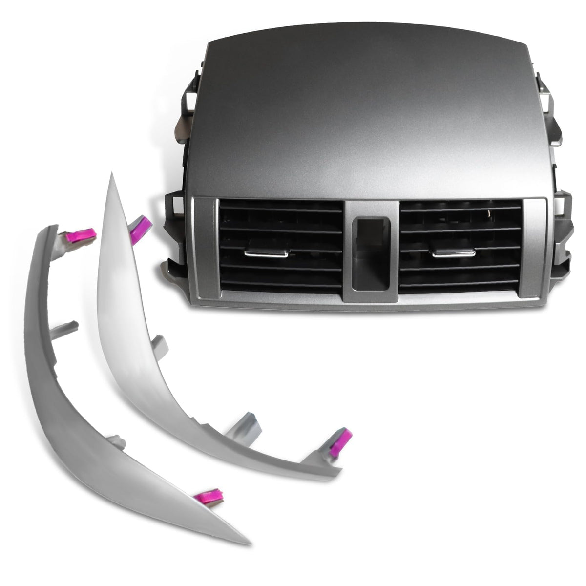Jecoupoon front view of center vent showing OEM-style finish and improved appearance