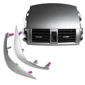 Jecoupoon front view of center vent showing OEM-style finish and improved appearance