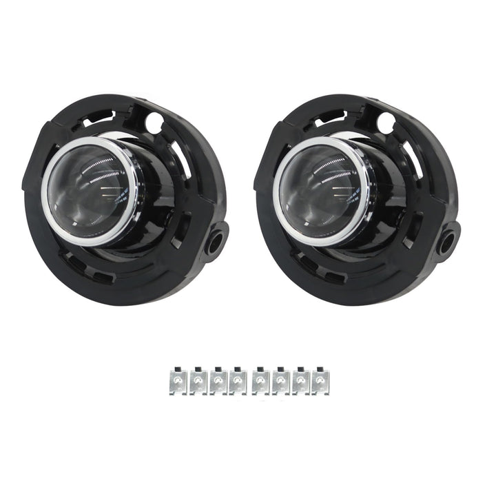 Jecoupoon front assembly for Grand Cherokee showing clean fit and improved visibility