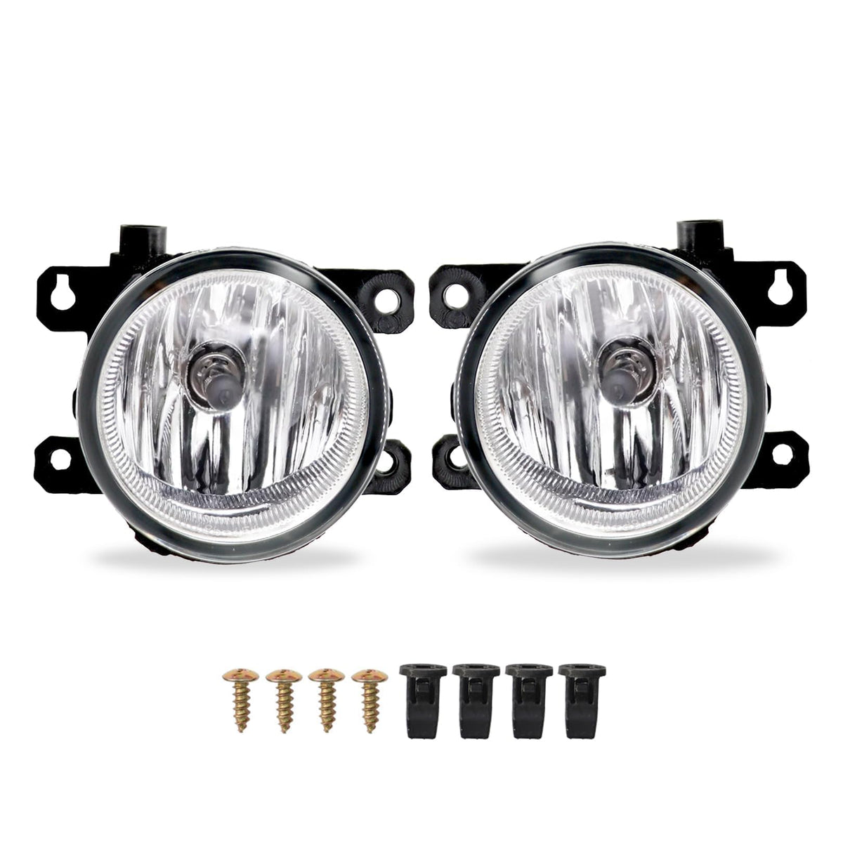 Jecoupoon front packaging showing both fog lamps and benefits of correct fitment