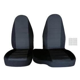 Jecoupoon front seat cover full view showing fit and protection