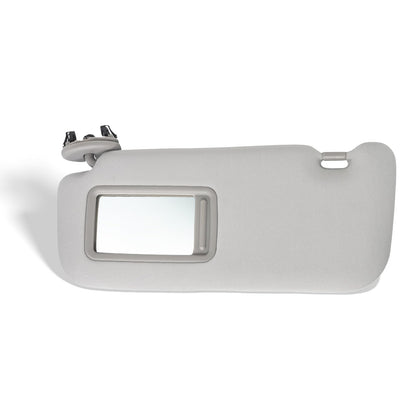 Jecoupoon gray sun visor front view showing clean lines and fit