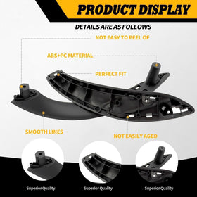 Jecoupoon installed in door panel, reduces rattles and restores fit