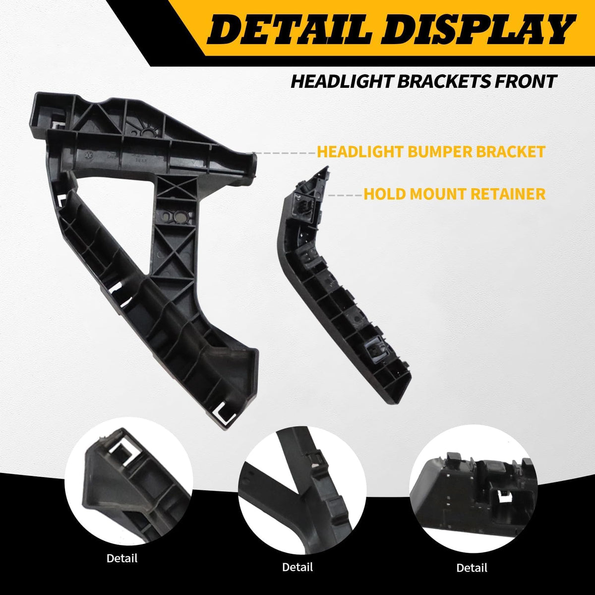 Jecoupoon brackets in garage during installation for easier repair workflow