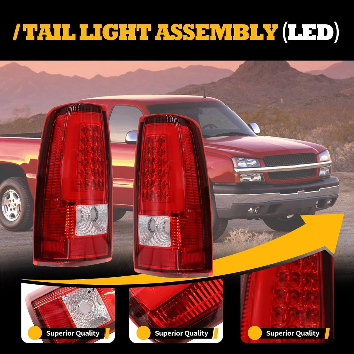 Jecoupoon tail lights glowing on truck during night drive for safety