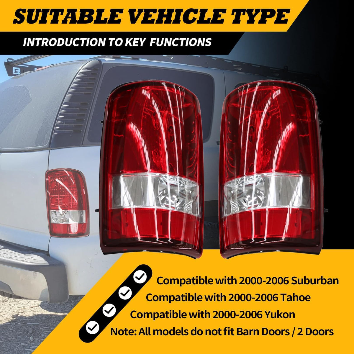 Jecoupoon side profile of tail light highlighting durable housing and seal