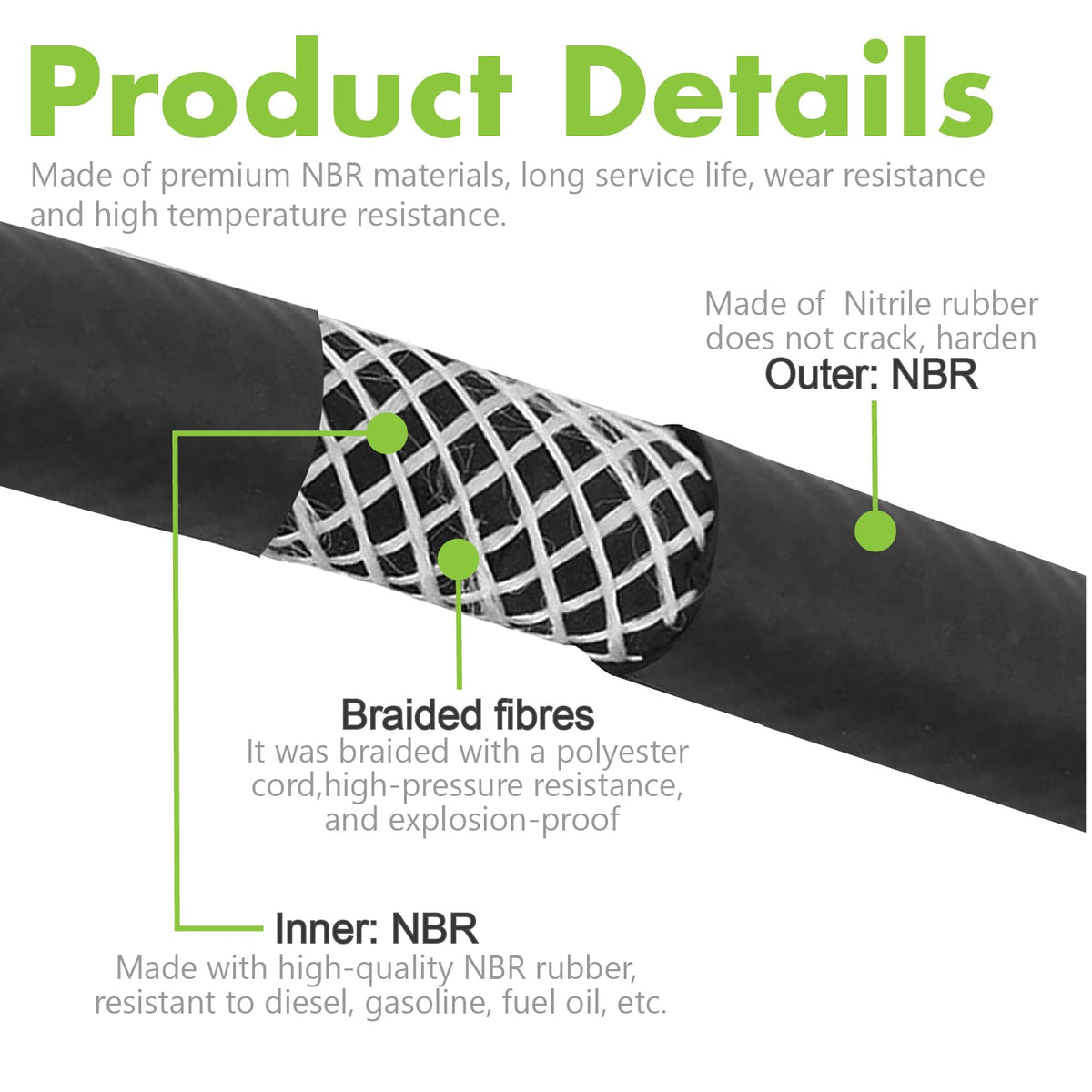Jeemiter hose laid out on workbench with tools demonstrating straightforward installation