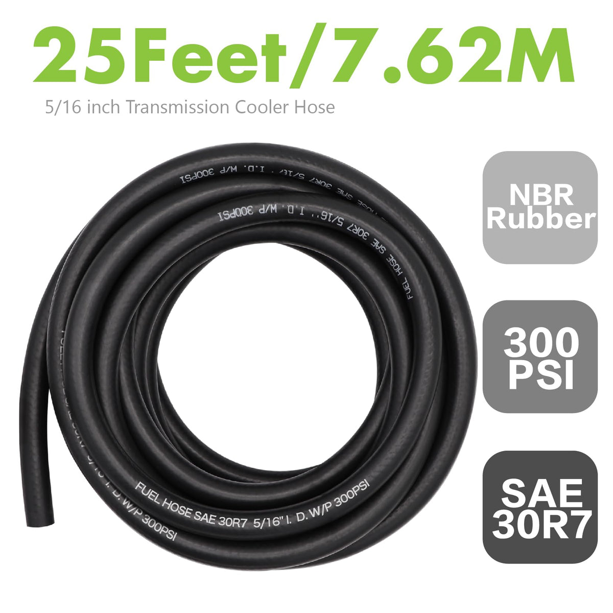 Jeemiter fuel hose routed in a boat bilge illustrating marine-ready corrosion resistance