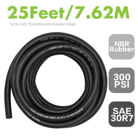 Jeemiter fuel hose routed in a boat bilge illustrating marine-ready corrosion resistance