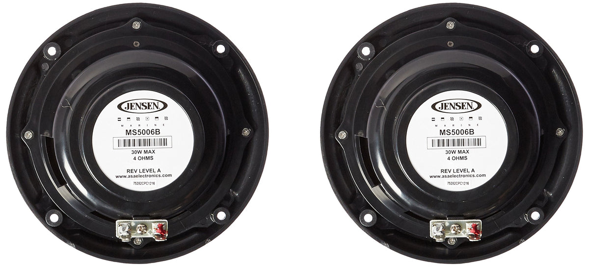 ASA Electronics Jensen MS5006BR cone and whizzer tweeter close-up highlighting clear sound detail