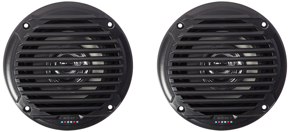 ASA Electronics Jensen MS5006BR front grille showing durable black finish and low-profile look
