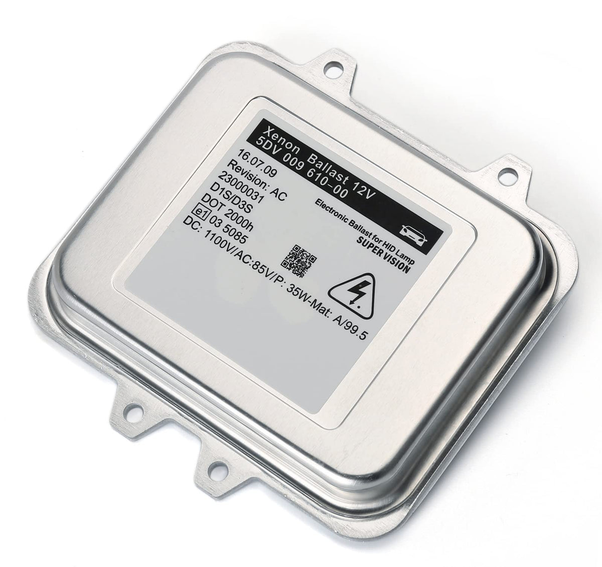Jepacr ballast front view showing housing and mounting for quick identification and fit