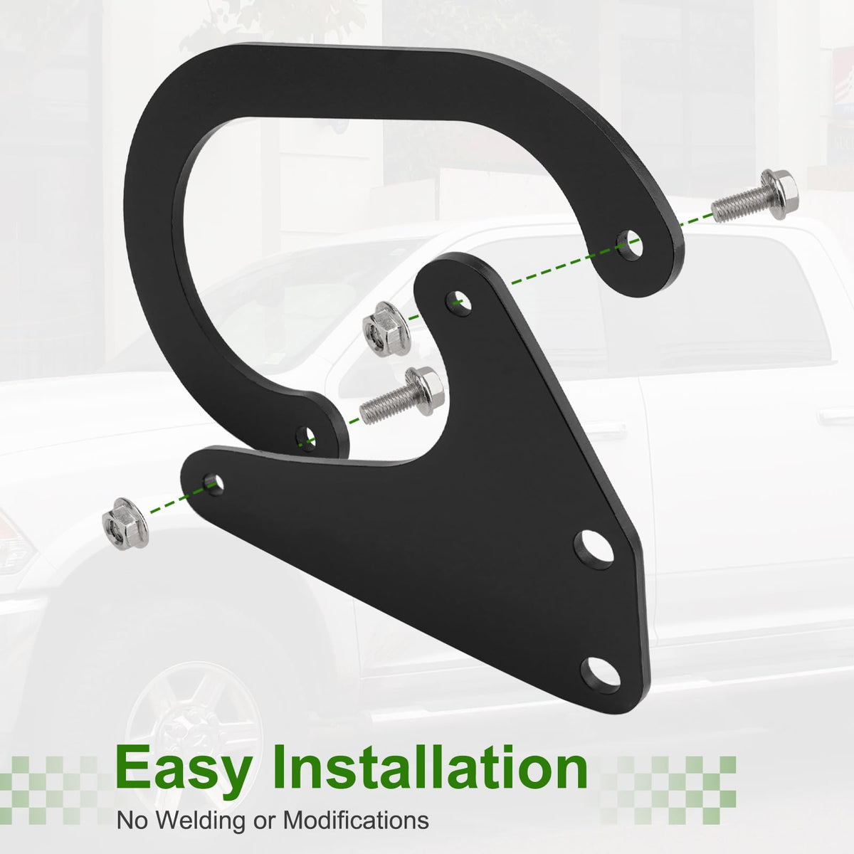 JERBOR driveshaft loop side profile highlighting fitment and strength benefits