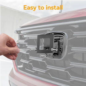 Jerbor lifestyle shot of parked CR-V front demonstrating added sensor security