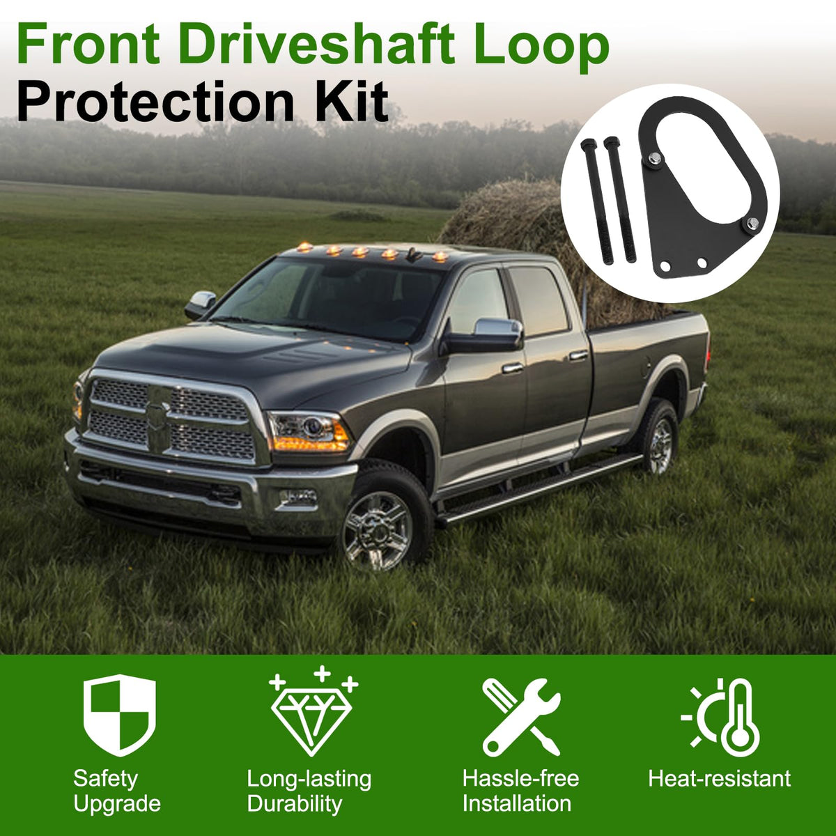 JERBOR mounted near driveshaft connection reducing risk of secondary damage