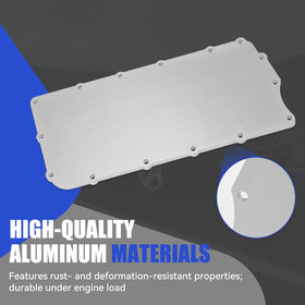 Jerbor plenum plate installed in engine bay, restores reliable plenum sealing