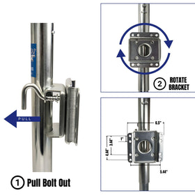 Jeremywell sidewind handle close-up showing ergonomic grip for comfortable lifting
