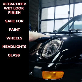 Shiny car in driveway after Jescar application showing durable protection