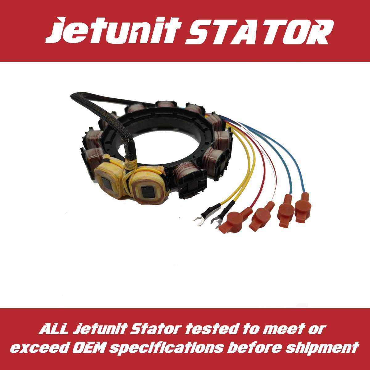 jetunit stator close-up of copper windings showing build quality and consistent coils