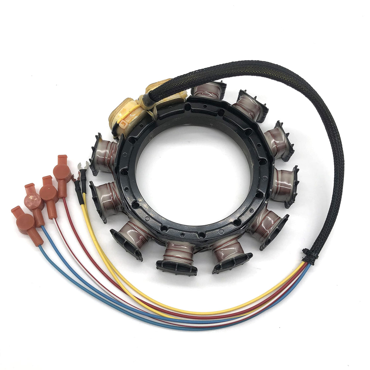 jetunit stator front view showing mounting holes and rotor clearance, improves fit accuracy