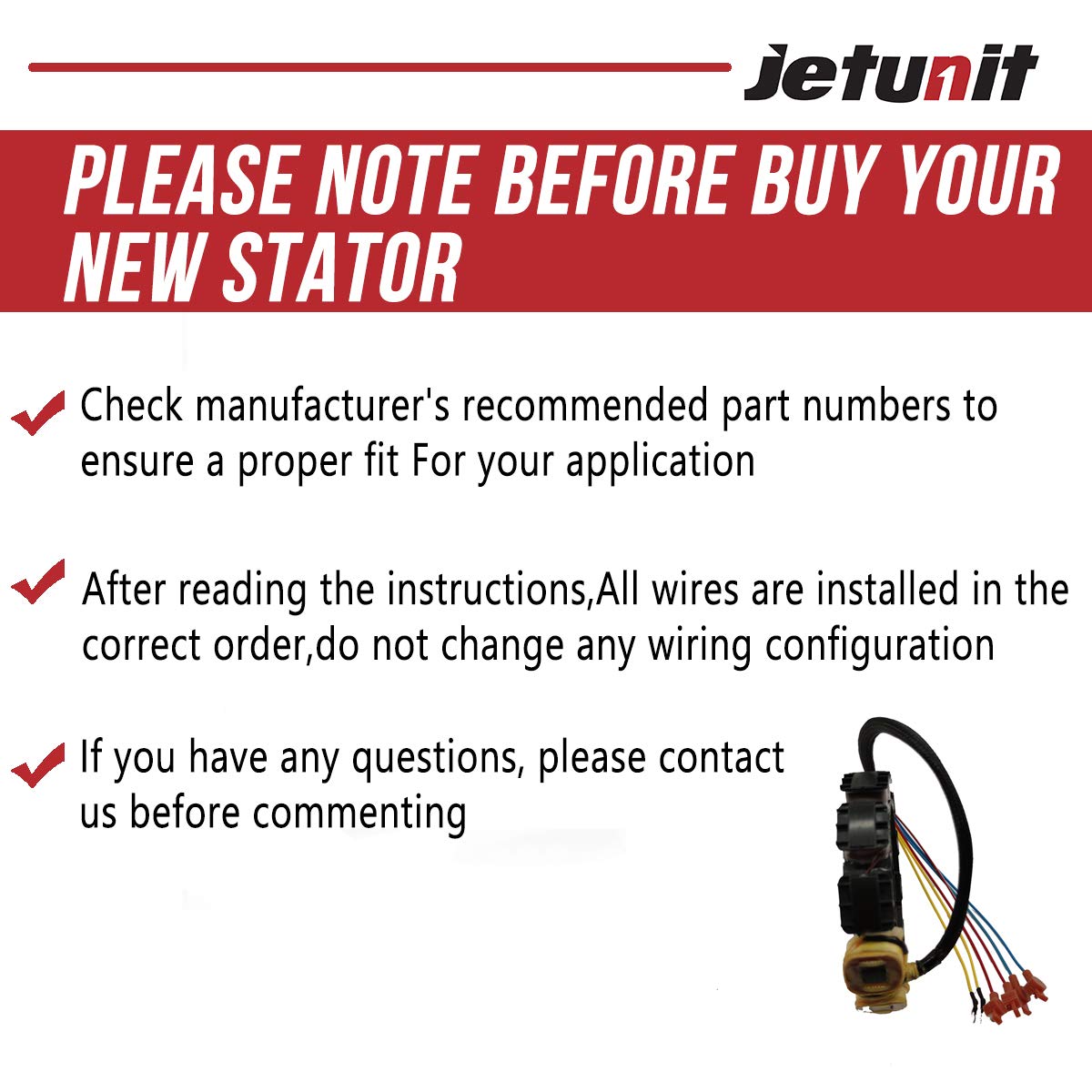 jetunit stator next to ruler showing dimensions for quick fit verification