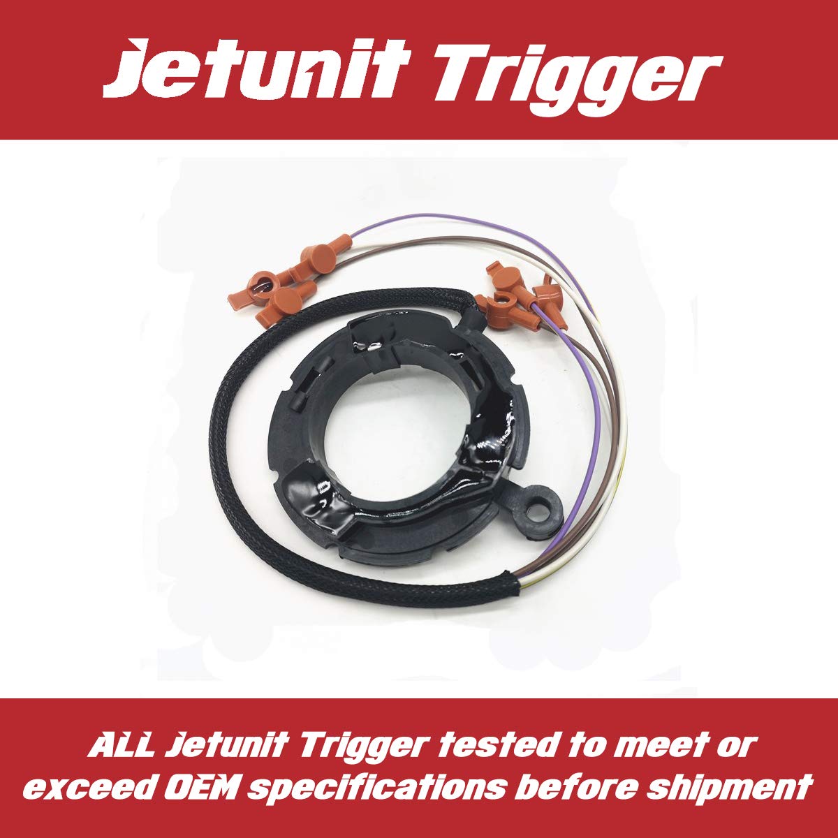 jetunit trigger close-up of contacts and housing for clear inspection benefit