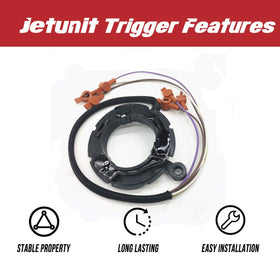 jetunit trigger installed in Mercury outboard illustrating reliable ignition fit