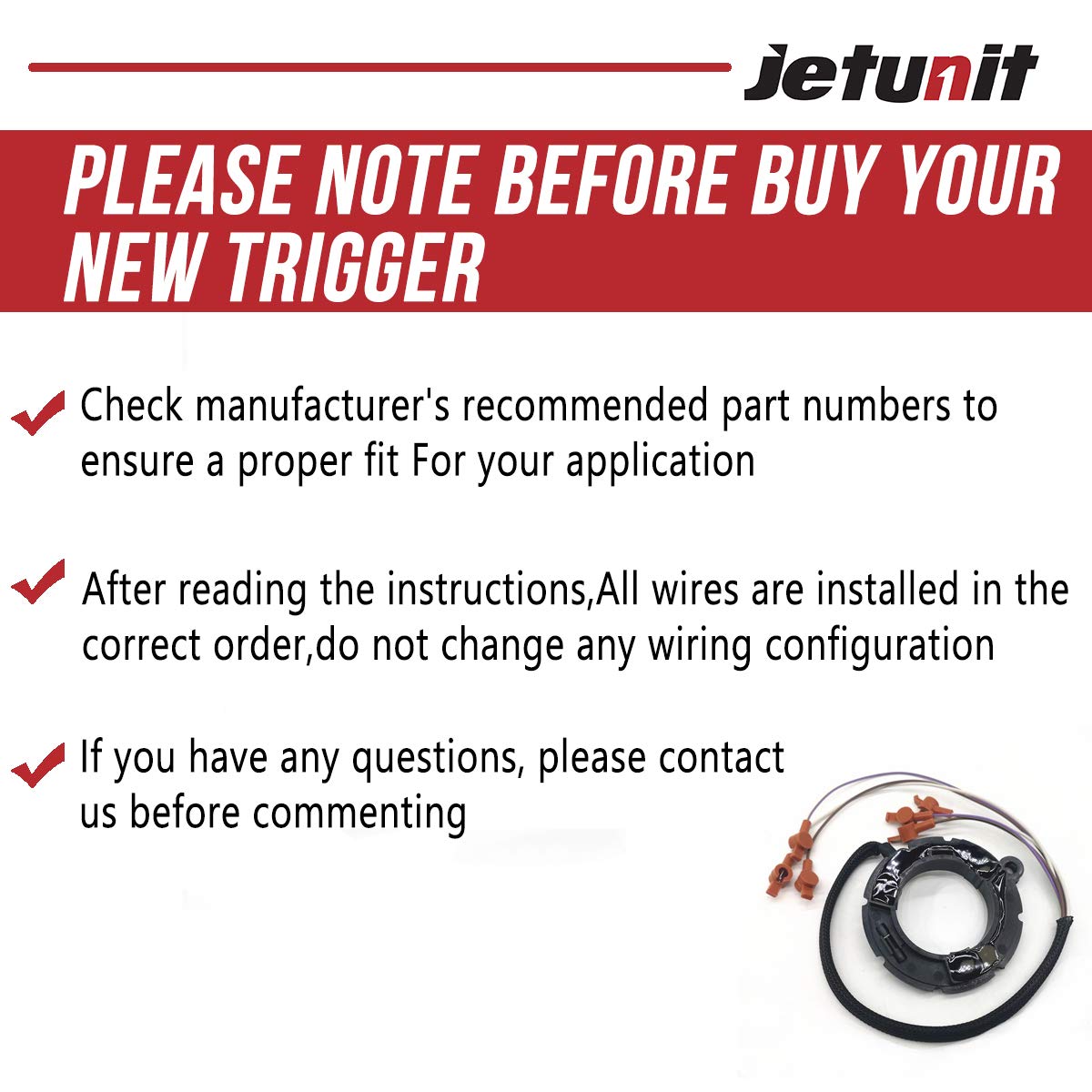jetunit trigger next to ruler showing size and scale for accurate comparison