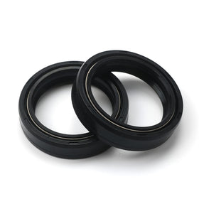 Jetuplusllc fork seal kit staged in a garage during installation for DIY confidence
