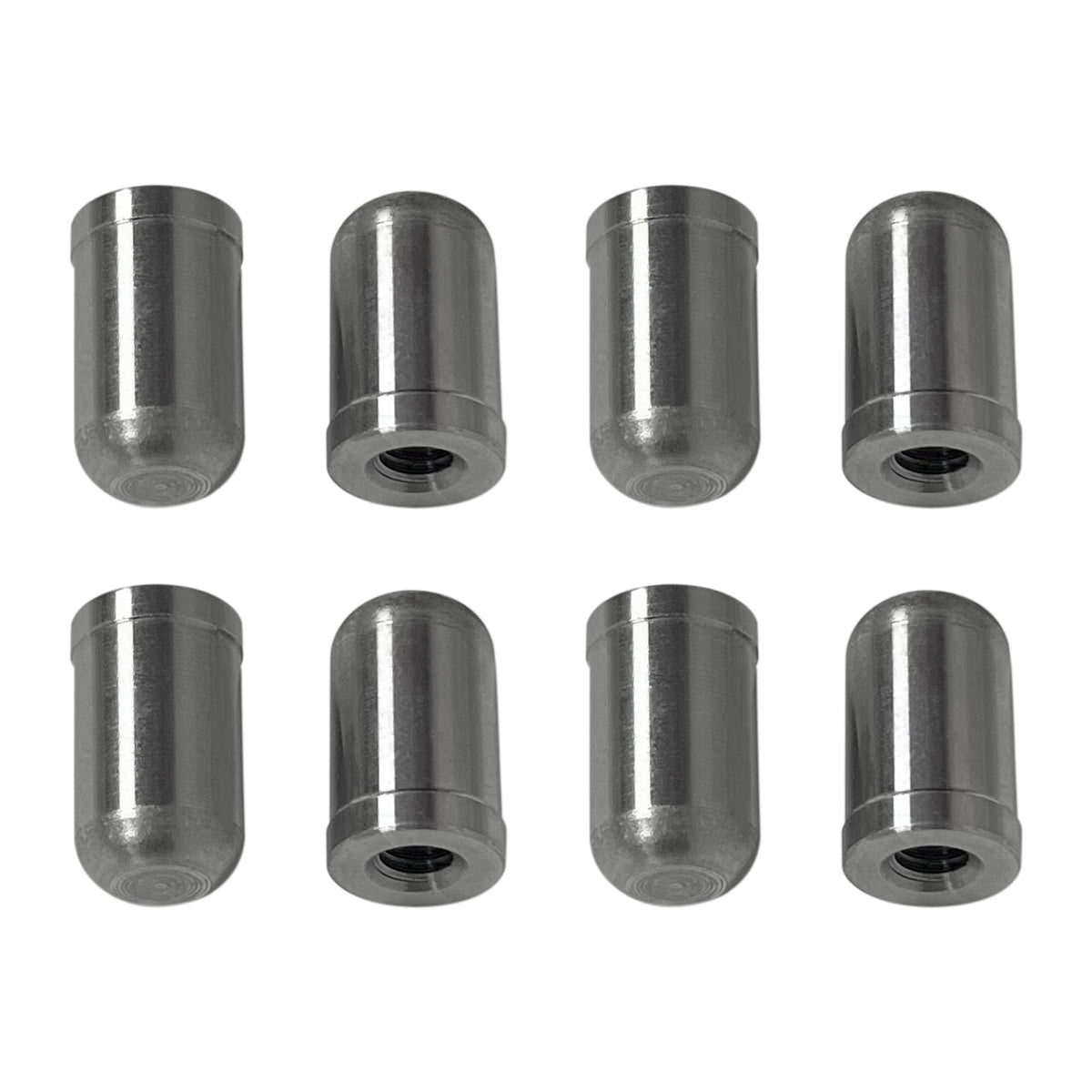 Jetuplusllc front view of eight AFM/DOD oil block off plugs showing kit completeness and fit benefit
