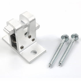 Jetuplusllc side profile of aluminum bracket highlighting sturdy construction benefit