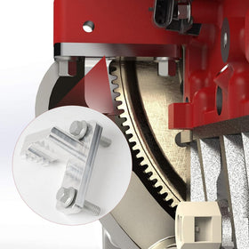 Jetuplusllc close-up of machined aluminum surface for durable precision