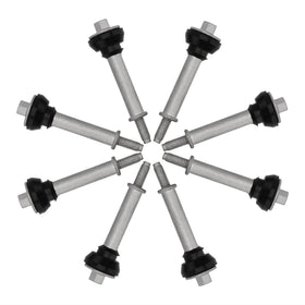 Jetuplusllc aluminum crush sleeve profile showing spacer design and cover protection