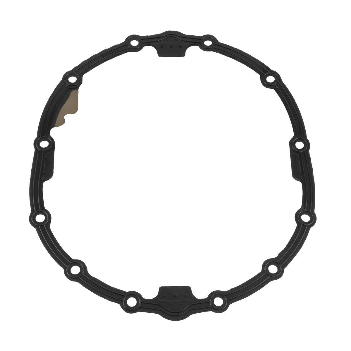 Jetuplusllc front view of gasket showing shape and bolt pattern for correct fit