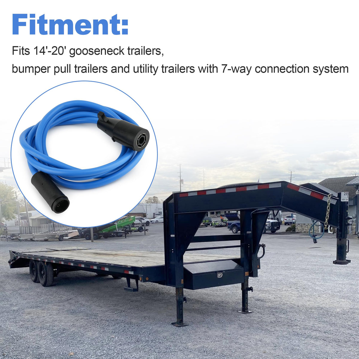 Jetuplusllc attached to bumper-pull trailer showing reliable lighting connection