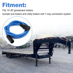 Jetuplusllc attached to bumper-pull trailer showing reliable lighting connection