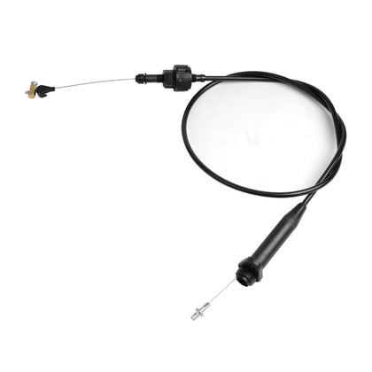 Jetuplusllc front view of kickdown cable showing conduit and connectors for accurate fit