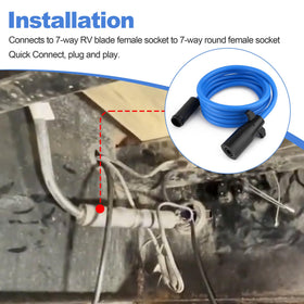 Jetuplusllc cord length shown with ruler for scale and easy installation